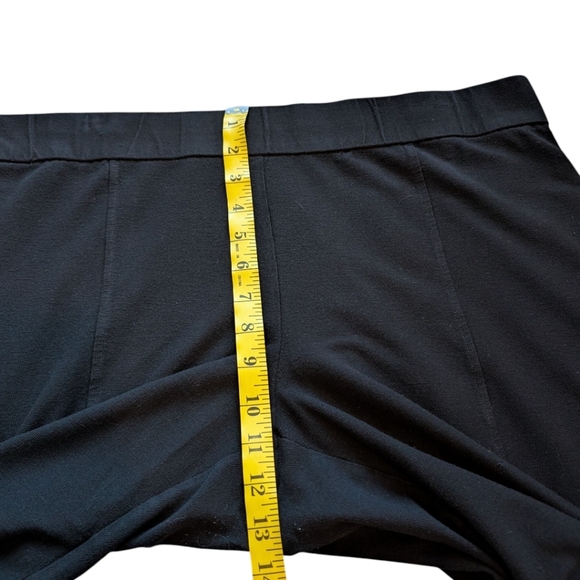 Eileen Fisher High Waist Slim Crop Black Washable Stretch Crepe Pant Women's XL - Picture 11 of 15